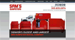 Desktop Screenshot of denverdumpsterrentals.com